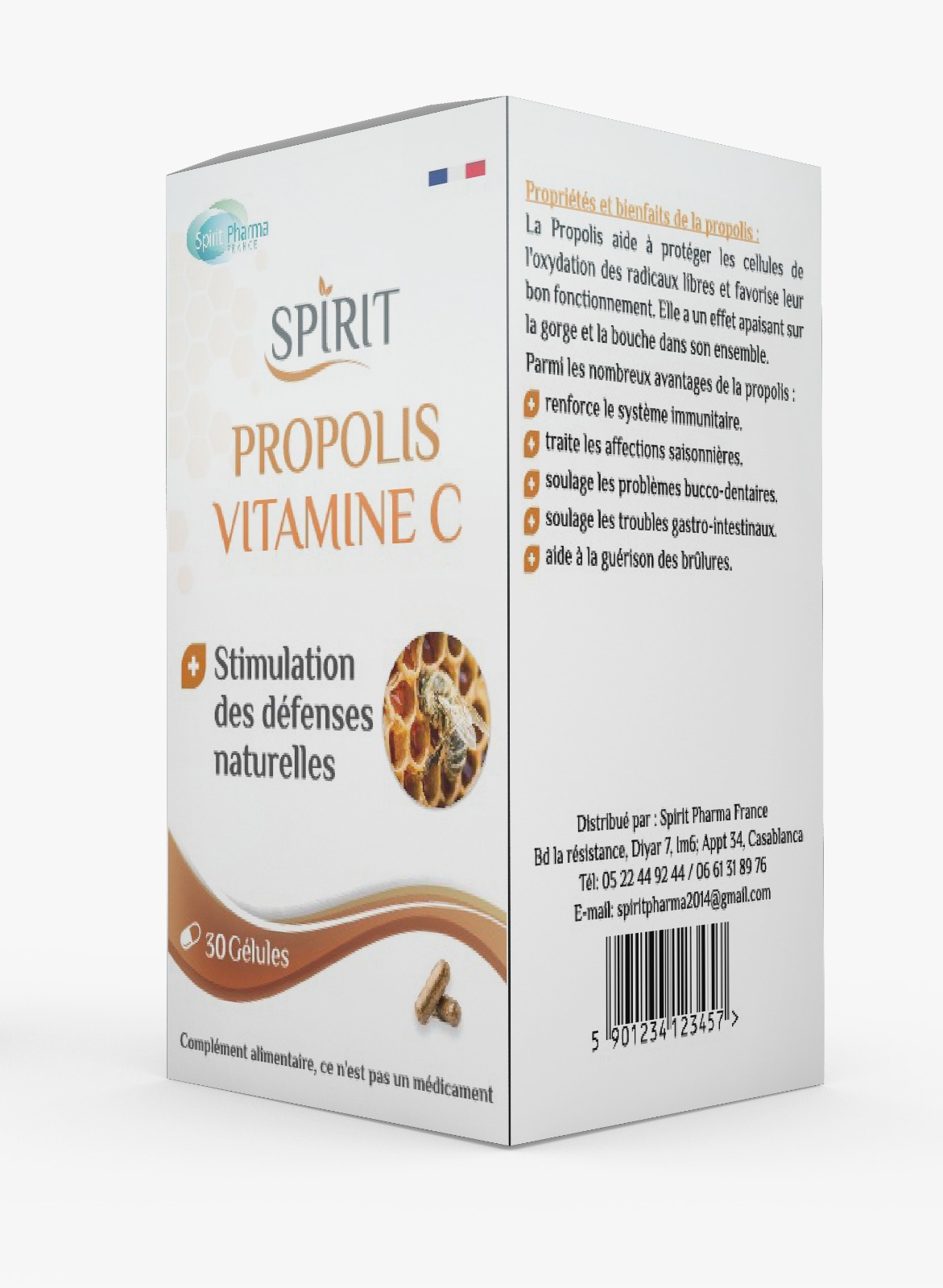 PROPOLIS + VITAMINE C — Complément alimentaire naturel halal livraison Maroc