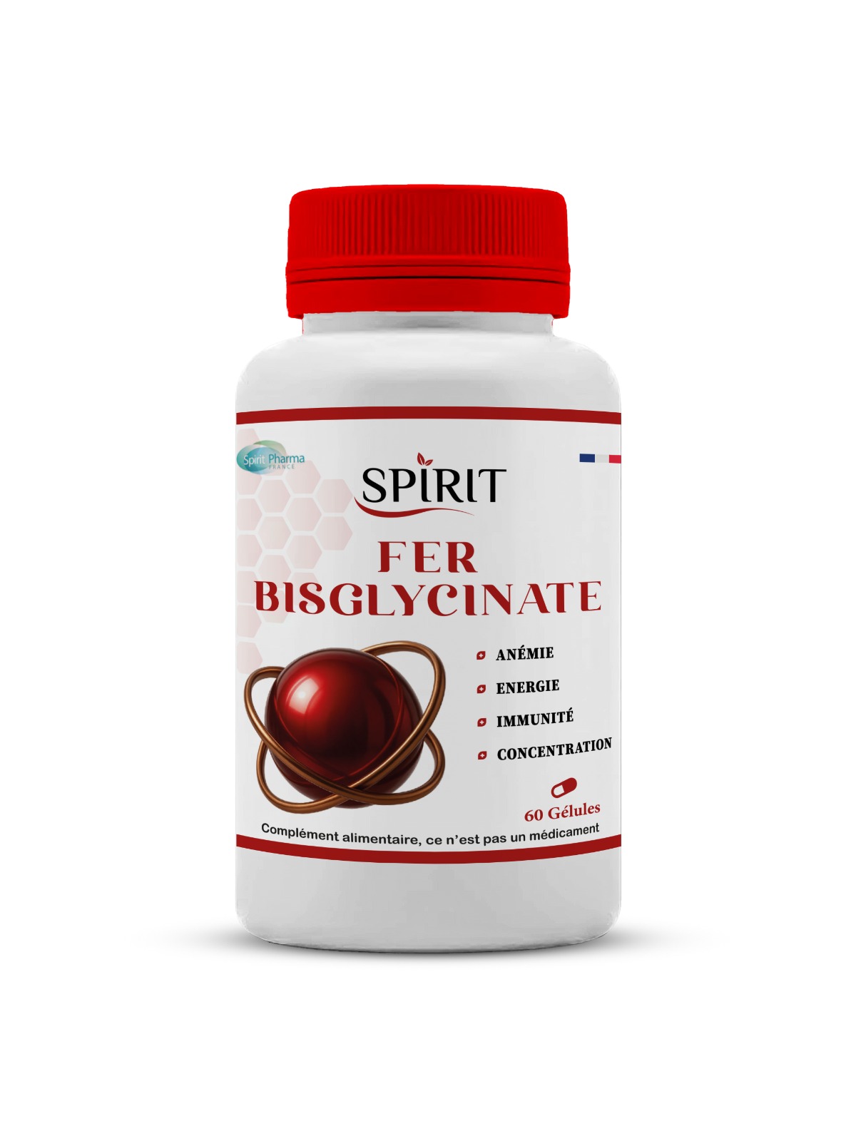 Fer bisglycinate — Complément alimentaire naturel certifié ONSSA